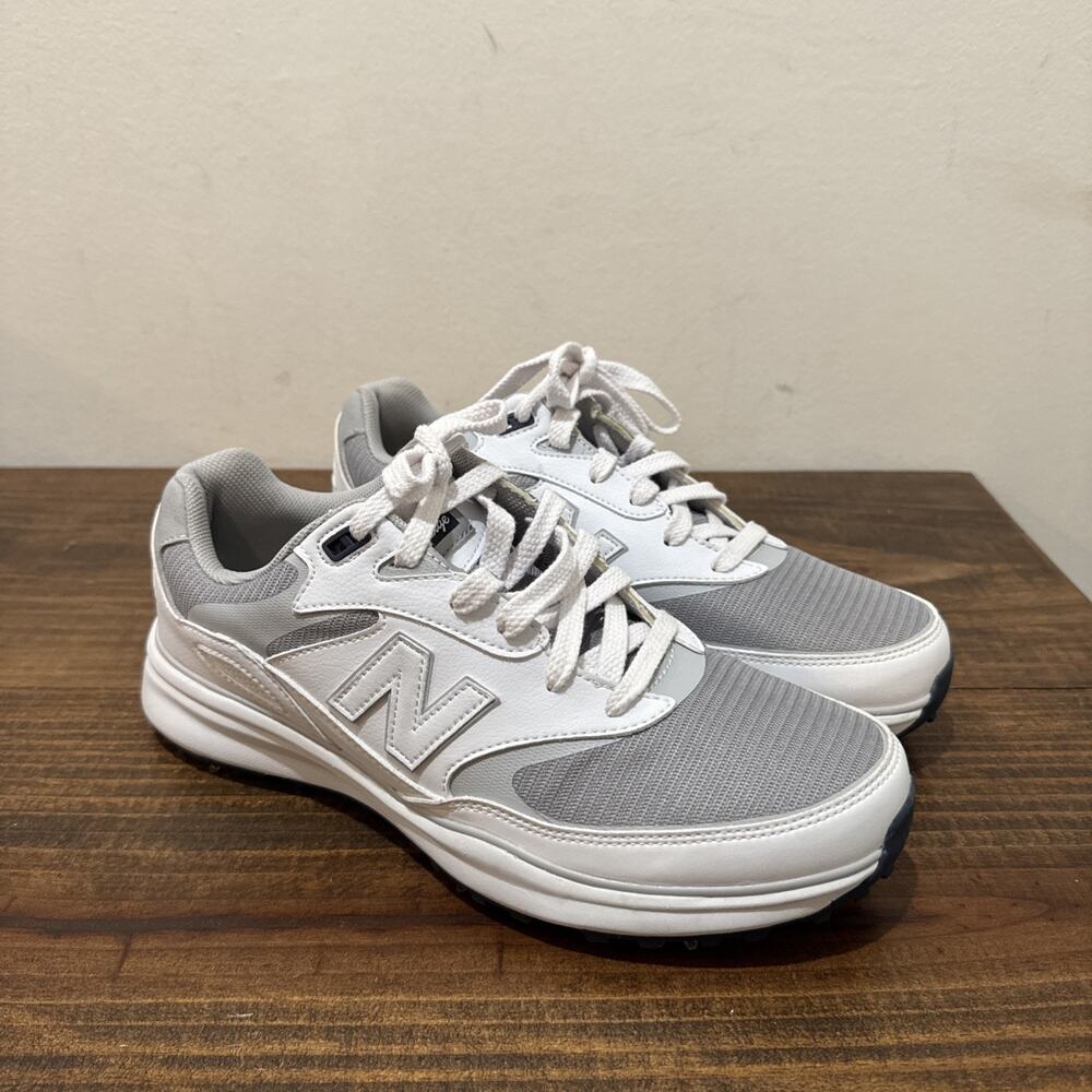 New Balance Heritage Golf Shoes - Men's Size 10 - White - MG100WT
